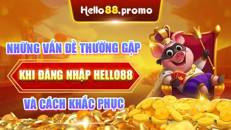 Những vấn đề thường gặp khi đăng nhập Hello88 và cách khắc phục